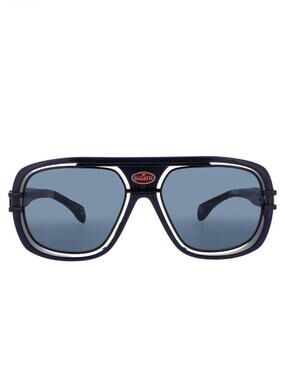 NEW BUGATTI 07 DK.BLU/BK DARK BLUE/BLACK Sunglasses Authentic
